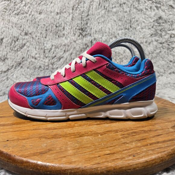 Rare Adidas Womens Size 5 Retro Mesh Pink/Green/Blue Running Shoes Trainers - Picture 2 of 8